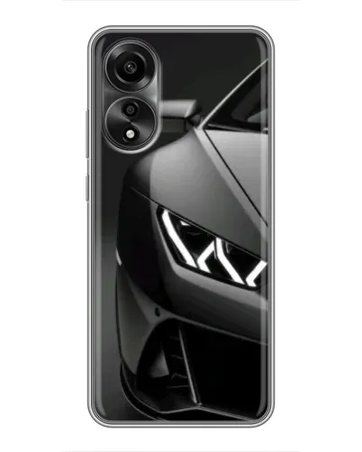 Чехол для OPPO A78 (4G) с картинкой «Lamborghini фары детализация»