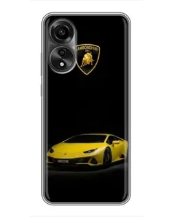 Чохол для OPPO A78 (4G) з картинкою «Lamborghini жовтий акцент» Чохол для OPPO A78 (4G) з картинкою «Lamborghini жовтий акцент»