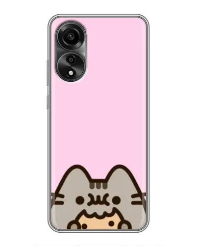 Чехол для OPPO A78 (4G) с картинкой «Pusheen и печенье» Чехол для OPPO A78 (4G) с картинкой «Pusheen и печенье»