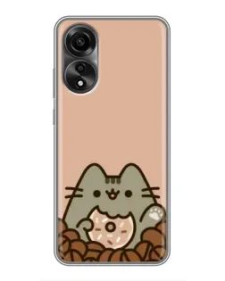 Чехол для OPPO A78 (4G) с картинкой «Кофейный Пушин» Чехол для OPPO A78 (4G) с картинкой «Кофейный Пушин»