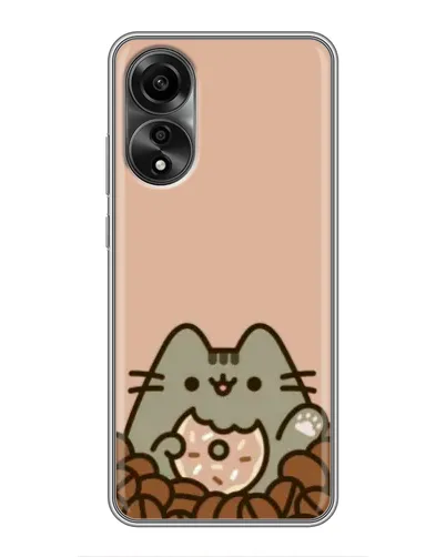Чехол для OPPO A78 (4G) с картинкой «Кофейный Пушин» Чехол для OPPO A78 (4G) с картинкой «Кофейный Пушин»