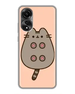 Чехол для OPPO A78 (4G) с картинкой «Пушин пузиком кверху» Чехол для OPPO A78 (4G) с картинкой «Пушин пузиком кверху»