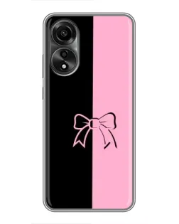 Чехол для OPPO A78 (4G) с картинкой «Половинки банта» Чехол для OPPO A78 (4G) с картинкой «Половинки банта»
