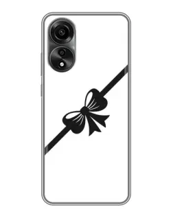 Чехол для OPPO A78 (4G) с картинкой «Диагональный бант» Чехол для OPPO A78 (4G) с картинкой «Диагональный бант»