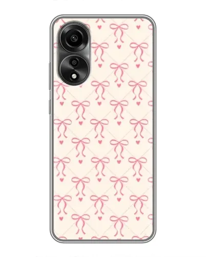 Чехол для OPPO A78 (4G) с картинкой «Розовые бантики Coquette» Чехол для OPPO A78 (4G) с картинкой «Розовые бантики Coquette»