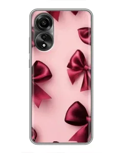 Чехол для OPPO A78 (4G) с картинкой «Бордовый атлас» Чехол для OPPO A78 (4G) с картинкой «Бордовый атлас»