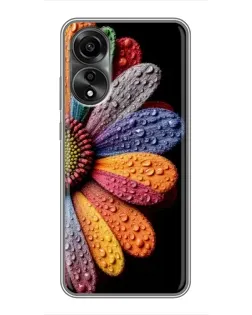Чохол для OPPO A78 (4G) з картинкою «Райдужна квітка» Чохол для OPPO A78 (4G) з картинкою «Райдужна квітка»
