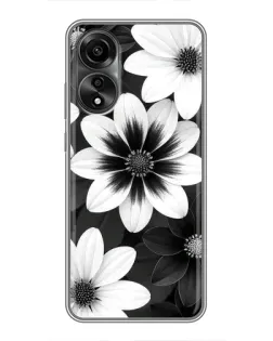 Чохол для OPPO A78 (4G) з картинкою «Монохромні айстри» Чохол для OPPO A78 (4G) з картинкою «Монохромні айстри»