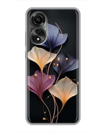 Чехол для OPPO A78 (4G) с картинкой «Лиловые цветы грации» Чехол для OPPO A78 (4G) с картинкой «Лиловые цветы грации»