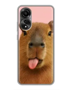 Чохол для OPPO A78 (4G) з картинкою «Капібара з язиком» Чохол для OPPO A78 (4G) з картинкою «Капібара з язиком»