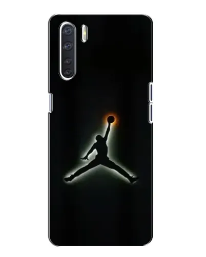 Чохол для OPPO A91 з картинкою «Jordan Gradient Logo»