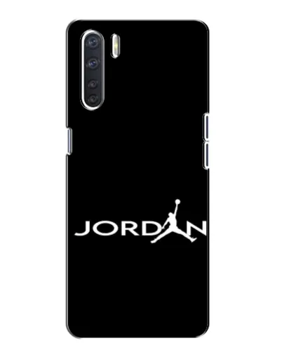 Чохол для OPPO A91 з картинкою «Jordan White Logo»