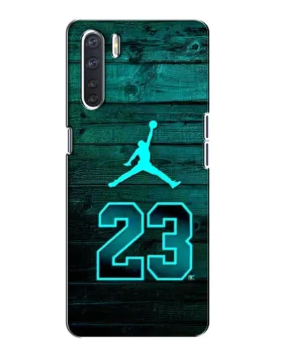 Чохол для OPPO A91 з картинкою «Jordan Cyan 23»