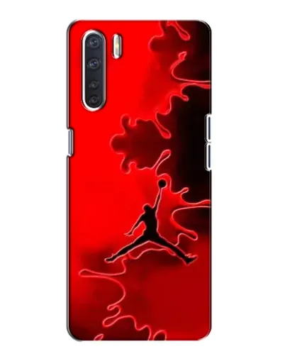 Чохол для OPPO A91 з картинкою «Jordan Red Smoke»
