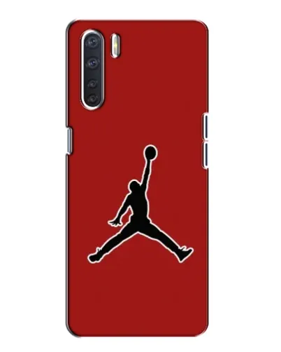 Чохол для OPPO A91 з картинкою «Jordan Red Back»