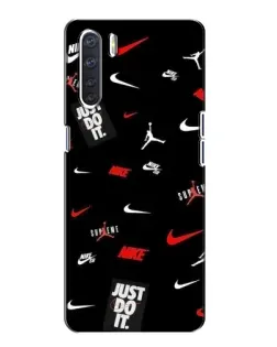 Чохол для OPPO A91 з картинкою «Nike Mix Pattern»