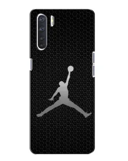 Чохол для OPPO A91 з картинкою «Jordan Dark Carbon»