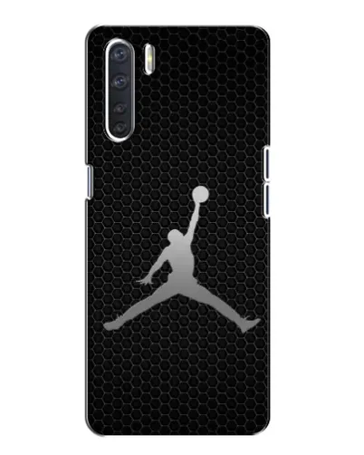 Чохол для OPPO A91 з картинкою «Jordan Dark Carbon»