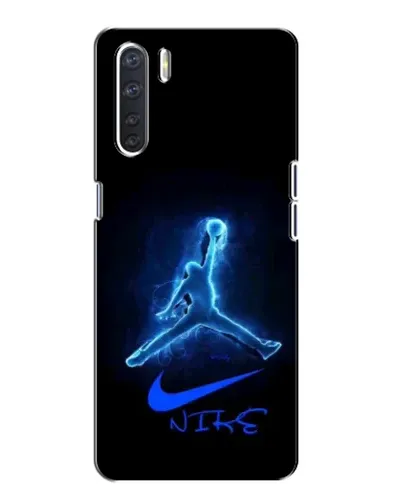 Чохол для OPPO A91 з картинкою «Jordan Neon Blue»