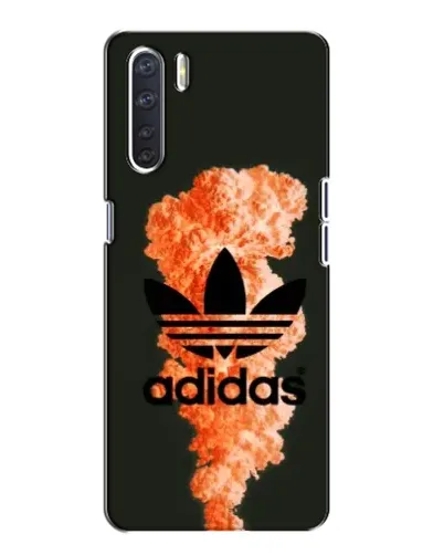 Чехол для OPPO A91 с картинкой «Оранжевый дым Adidas» Чехол для OPPO A91 с картинкой «Оранжевый дым Adidas»