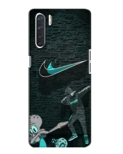 Чохол для OPPO A91 з картинкою «Спортивний арт Nike»