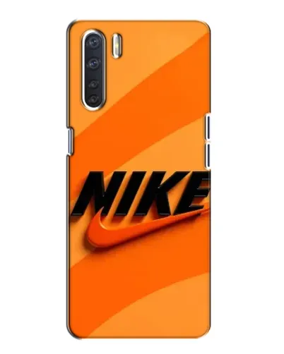 Чохол для OPPO A91 з картинкою «Помаранчевий драйв Nike»
