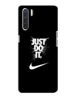 Чохол для OPPO A91 з картинкою «Текстовий принт Nike»