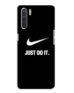 Чохол для OPPO A91 з картинкою «Класичний принт Nike»