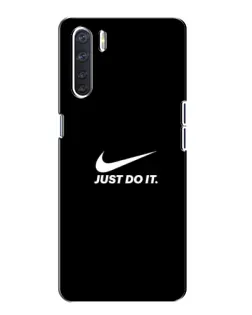 Чохол для OPPO A91 з картинкою «Мінімалізм від Nike»