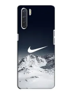 Чохол для OPPO A91 з картинкою «Nike — зимові гори»