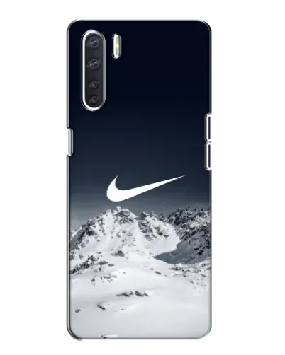 Чохол для OPPO A91 з картинкою «Nike — зимові гори»