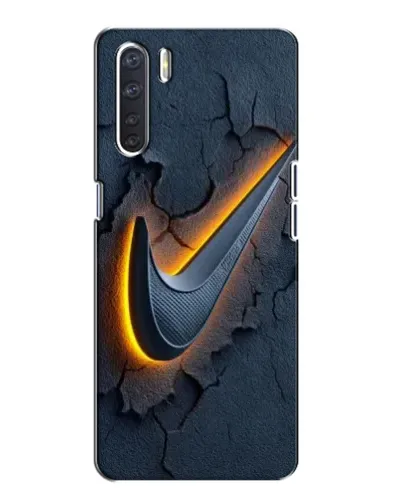 Чохол для OPPO A91 з картинкою «Об'ємний логотип Найк»