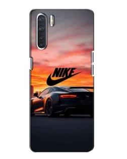 Чохол для OPPO A91 з картинкою «Nike та суперкар»