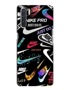 Чохол для OPPO A91 з картинкою «Nike —  розкіш»