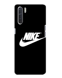 Чохол для OPPO A91 з картинкою «Мазки фарби Nike»