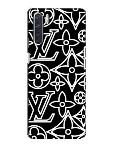 Чохол для OPPO A91 з картинкою «Чорно-білий візерунок LV» Чохол для OPPO A91 з картинкою «Чорно-білий візерунок LV»