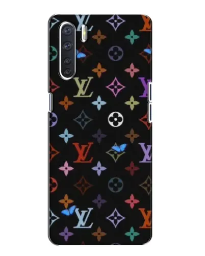 Чохол для OPPO A91 з картинкою «Кольорова монограма LV» Чохол для OPPO A91 з картинкою «Кольорова монограма LV»