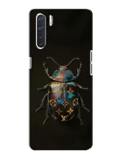 Чохол для OPPO A91 з картинкою «LV — мармуровий принт»
