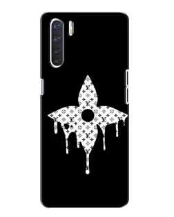 Чохол для OPPO A91 з картинкою «Квіткова монограма»