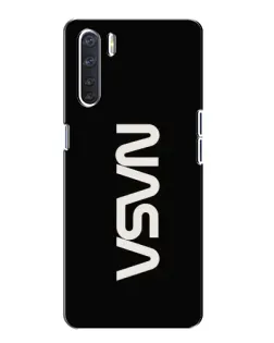 Чохол для OPPO A91 з картинкою «NASA — вертикальний логотип» Чохол для OPPO A91 з картинкою «NASA — вертикальний логотип»