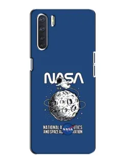 Чохол для OPPO A91 з картинкою «NASA — місячна місія» Чохол для OPPO A91 з картинкою «NASA — місячна місія»
