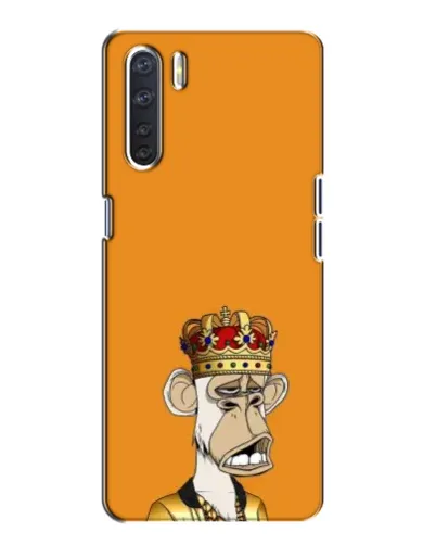 Чохол для OPPO A91 з картинкою «Золота мавпа Bored Ape»