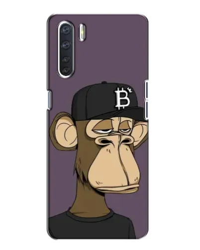 Чохол для OPPO A91 з картинкою «Bored Ape в кепці»