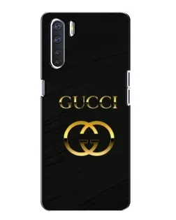 Чохол для OPPO A91 з картинкою «Золотий логотип Gucci» Чохол для OPPO A91 з картинкою «Золотий логотип Gucci»