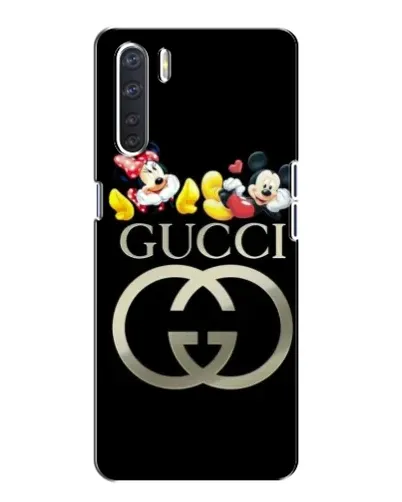 Чохол для OPPO A91 з картинкою «Gucci — герої Disney»