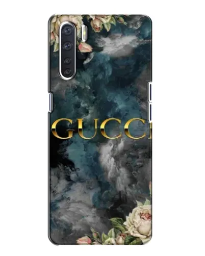 Чохол для OPPO A91 з картинкою «Абстрактні квіти Gucci»
