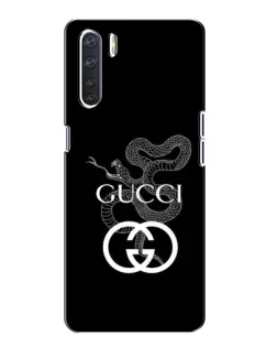 Чохол для OPPO A91 з картинкою «Gucci — срібна змія» Чохол для OPPO A91 з картинкою «Gucci — срібна змія»