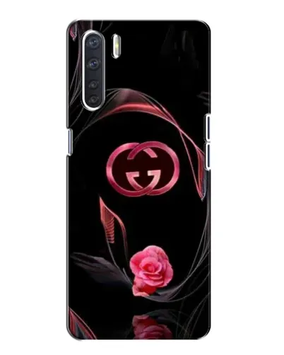 Чохол для OPPO A91 з картинкою «Gucci — неонова троянда»