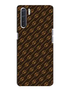 Чохол для OPPO A91 з картинкою «Gucci — золоті діагоналі» Чохол для OPPO A91 з картинкою «Gucci — золоті діагоналі»