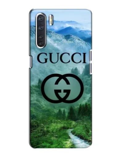 Чохол для OPPO A91 з картинкою «Gucci — гірський пейзаж»
